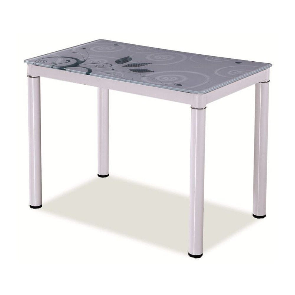 Veneti Malý jedálenský stôl HAJK 1 - 100x60, biely